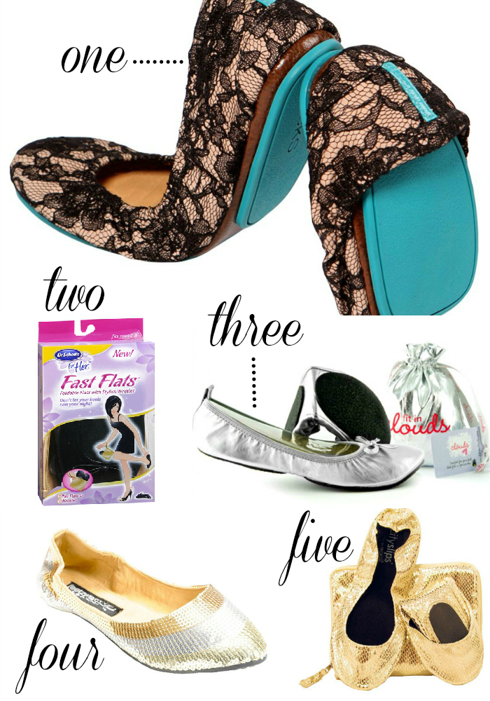 scholl foldable ballet flats